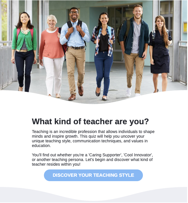 personality test: what kind of teacher are you?